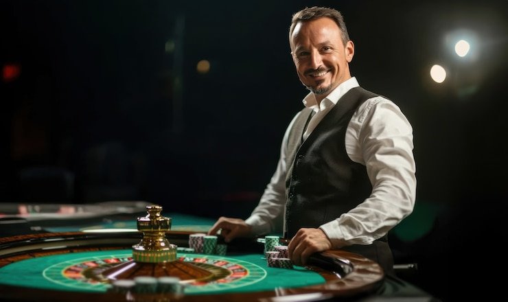 Antarmuka permainan poker Texas Hold'em di fix777